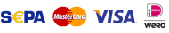Sepa/Mastercard/Visa/ Wero